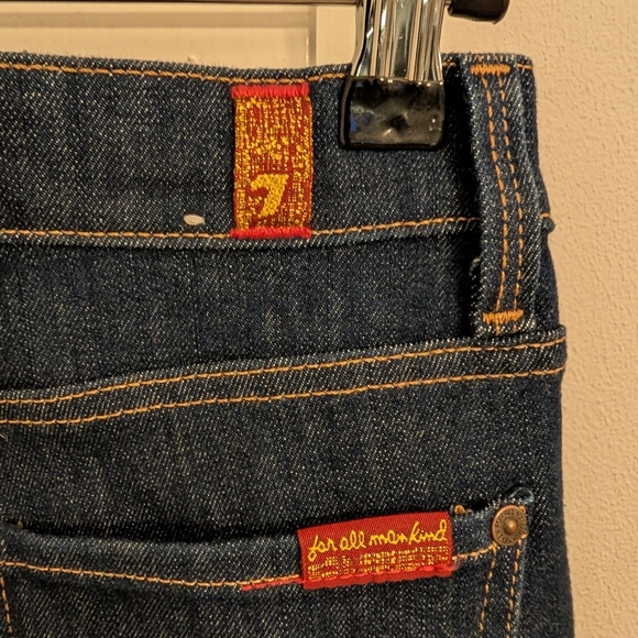 7 For All Mankind Aubrey Denim High Waisted Skinny jeans Size 26 - Picture 10 of 11